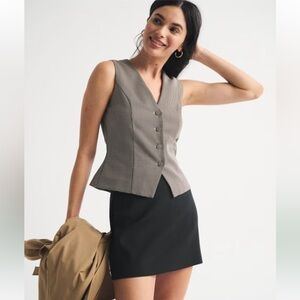 Abercrombie & Fitch Black Mini Skirt